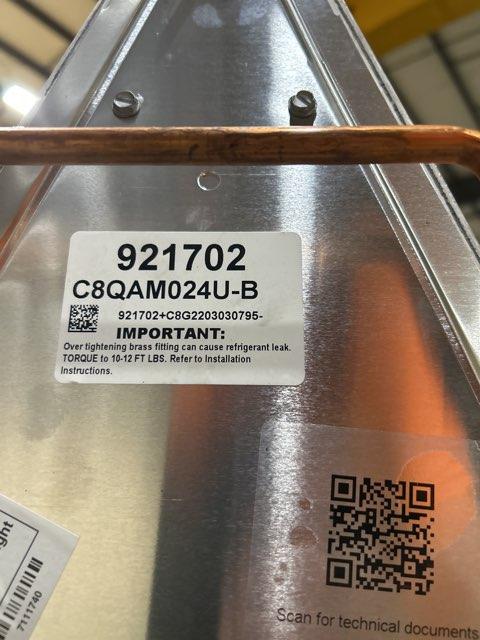 45,000 BTU 1-Stg Down Multi Speed Gas Manu Housing Furnace 95% with 2 Ton AC/HP Up/Down Uncased Coil - Image 4