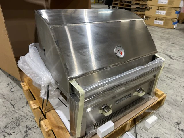 46,000 BTU Stainless Steel Built-In Grill with Burner, 120 Volt