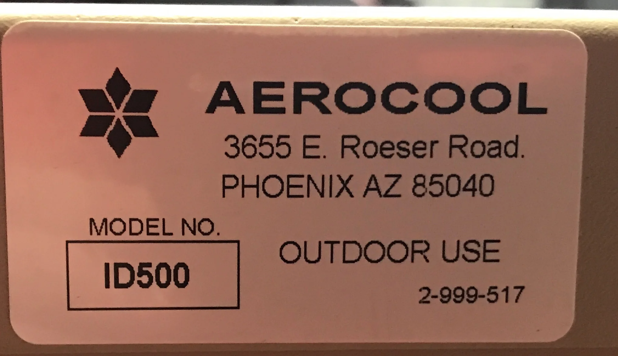 470-9875 CFM Aerocool Commercial Industrial Series Down Evaporative Cooler/Less Mtr and Wet Section - Image 4