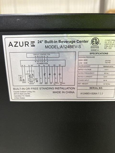 5.1 Cu.Ft. Stainless Steel/Black Beverage Center, 115 Volt - Image 2