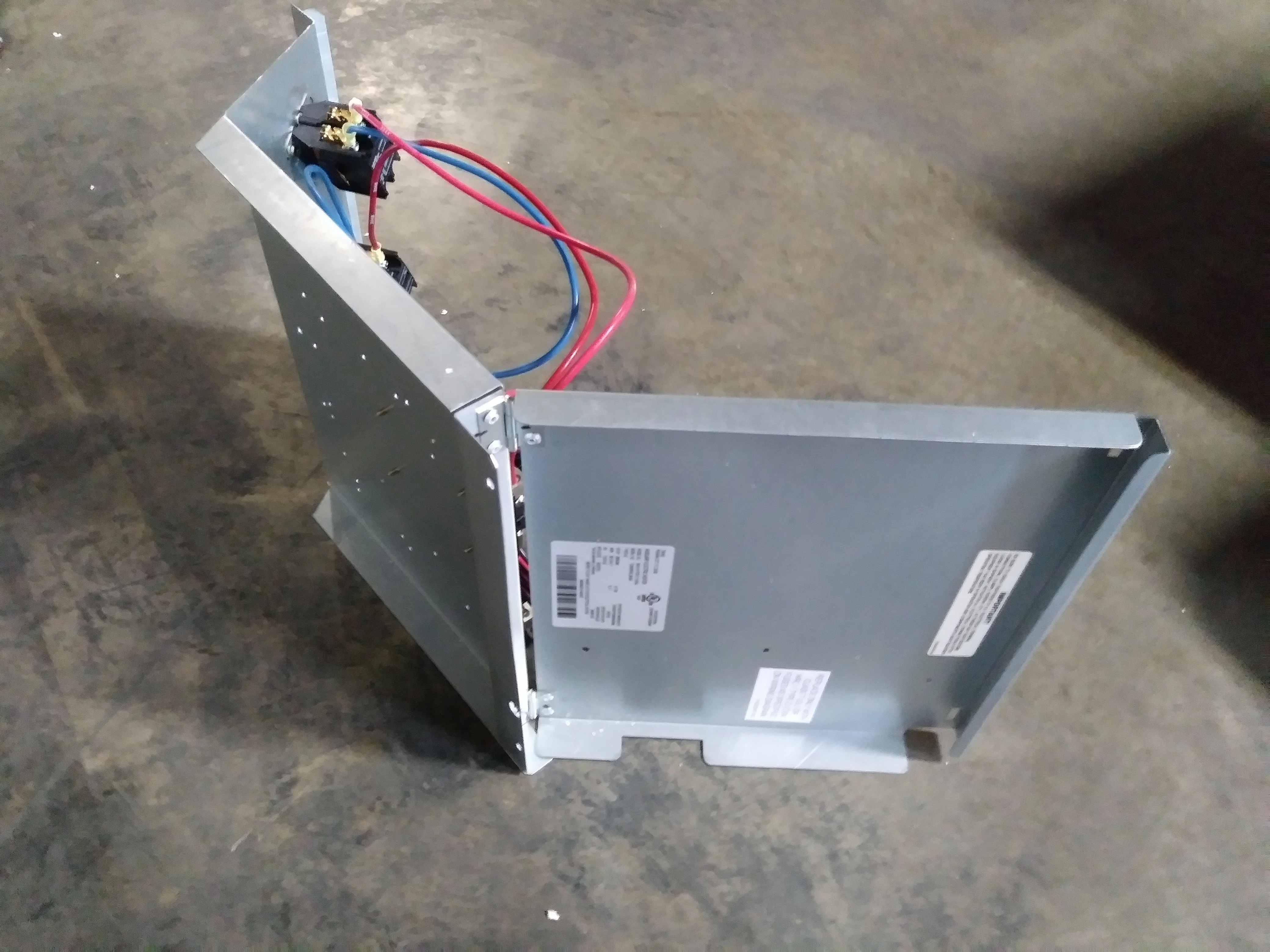 5 kW Dual Electric Heat Kit 208-230/60/1 Amps 36.1/41.7 w/Fuse Panel - Image 5