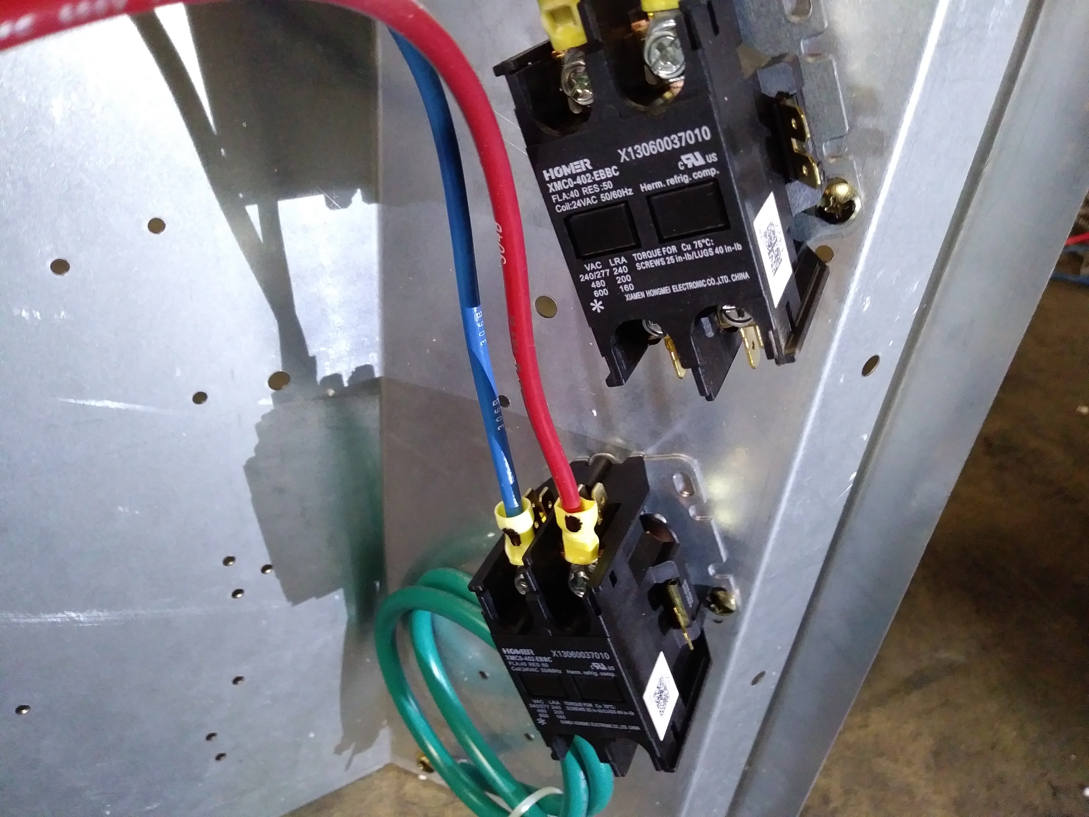 5 kW Dual Electric Heat Kit 208-230/60/1 Amps 36.1/41.7 w/Fuse Panel - Image 6