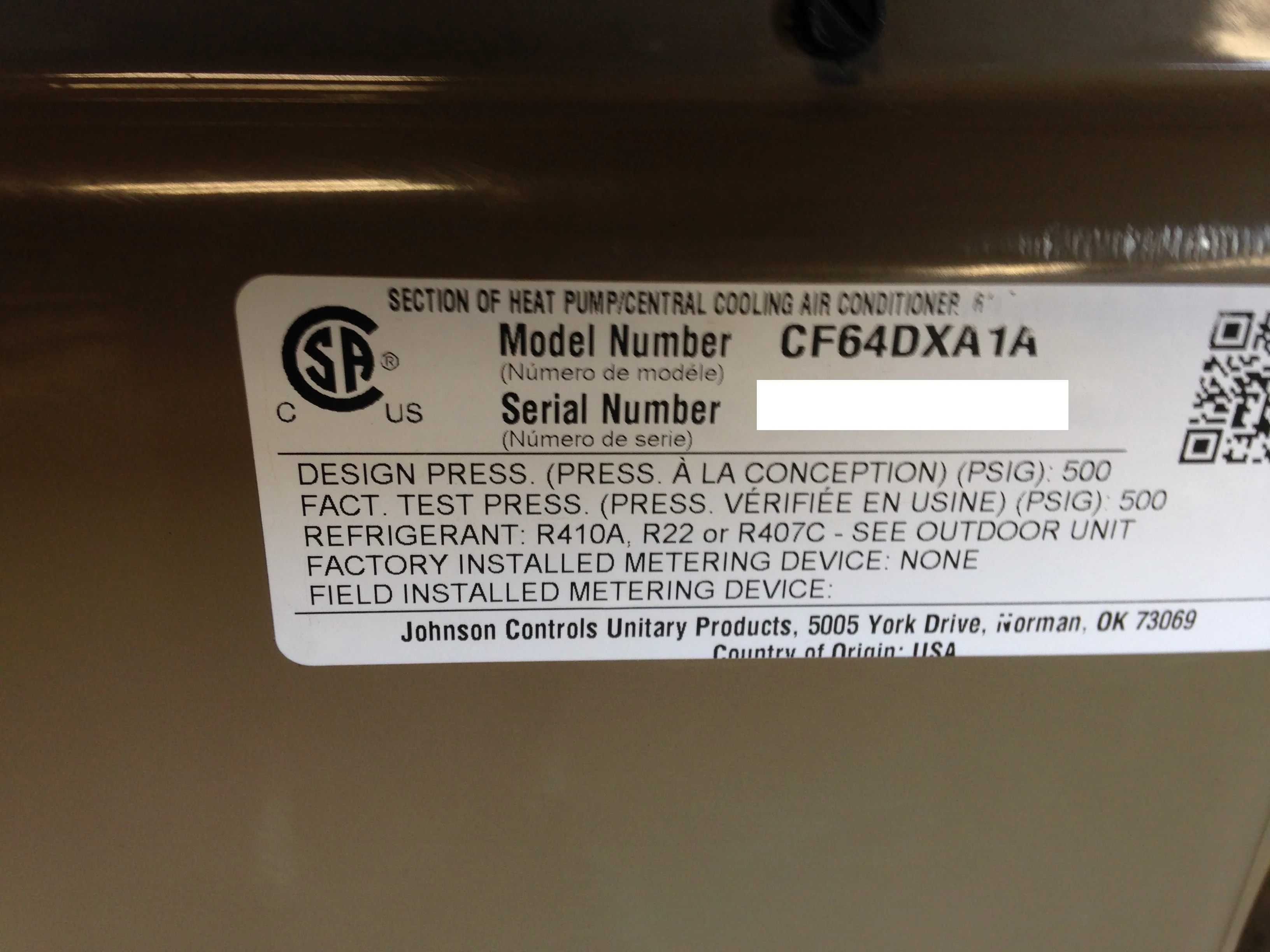 5 Ton AC/HP Upflow/Downflow Aluminum Cased N Coil, R-410A/R-22, CFM 2133 - Image 2