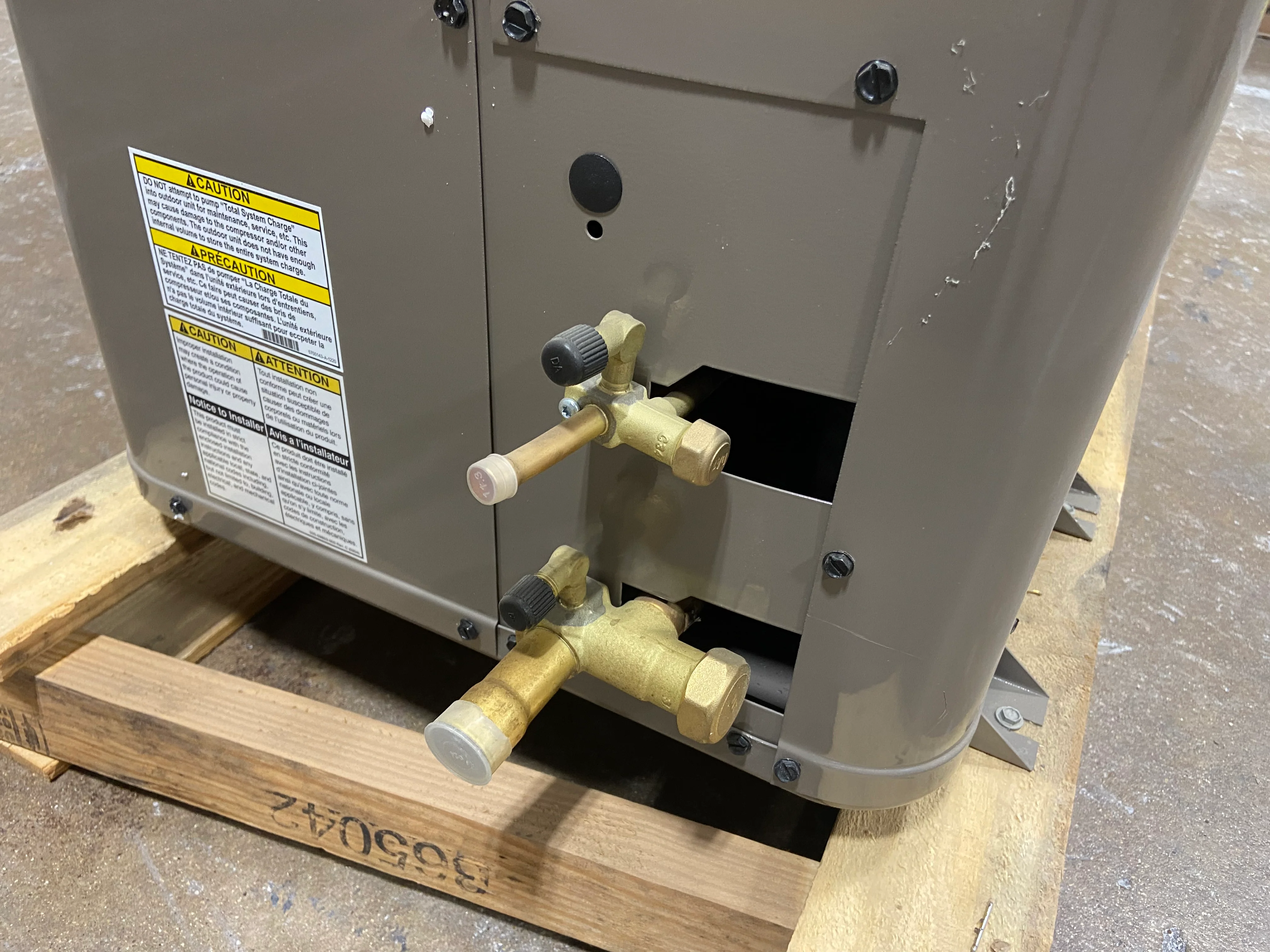 5 TON AC/HP HORIZONTAL DISCHARGE NON-COMMUNICATING SPLIT SYSTEM AIR CONDITIONER, 13 SEER, 208-230/60/3, R-410A - Image 4
