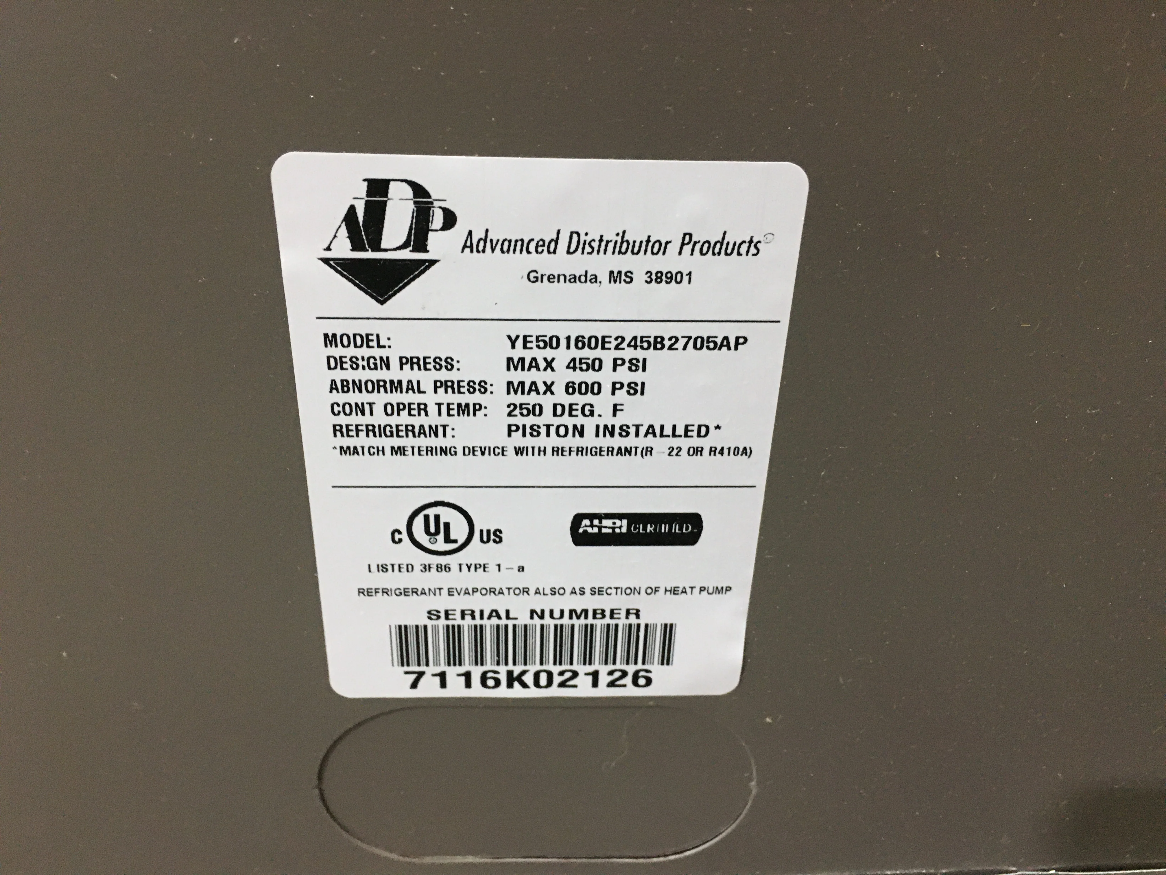 5 Ton Ac/HP UPFlow Cased A Coil R-410A - Image 5