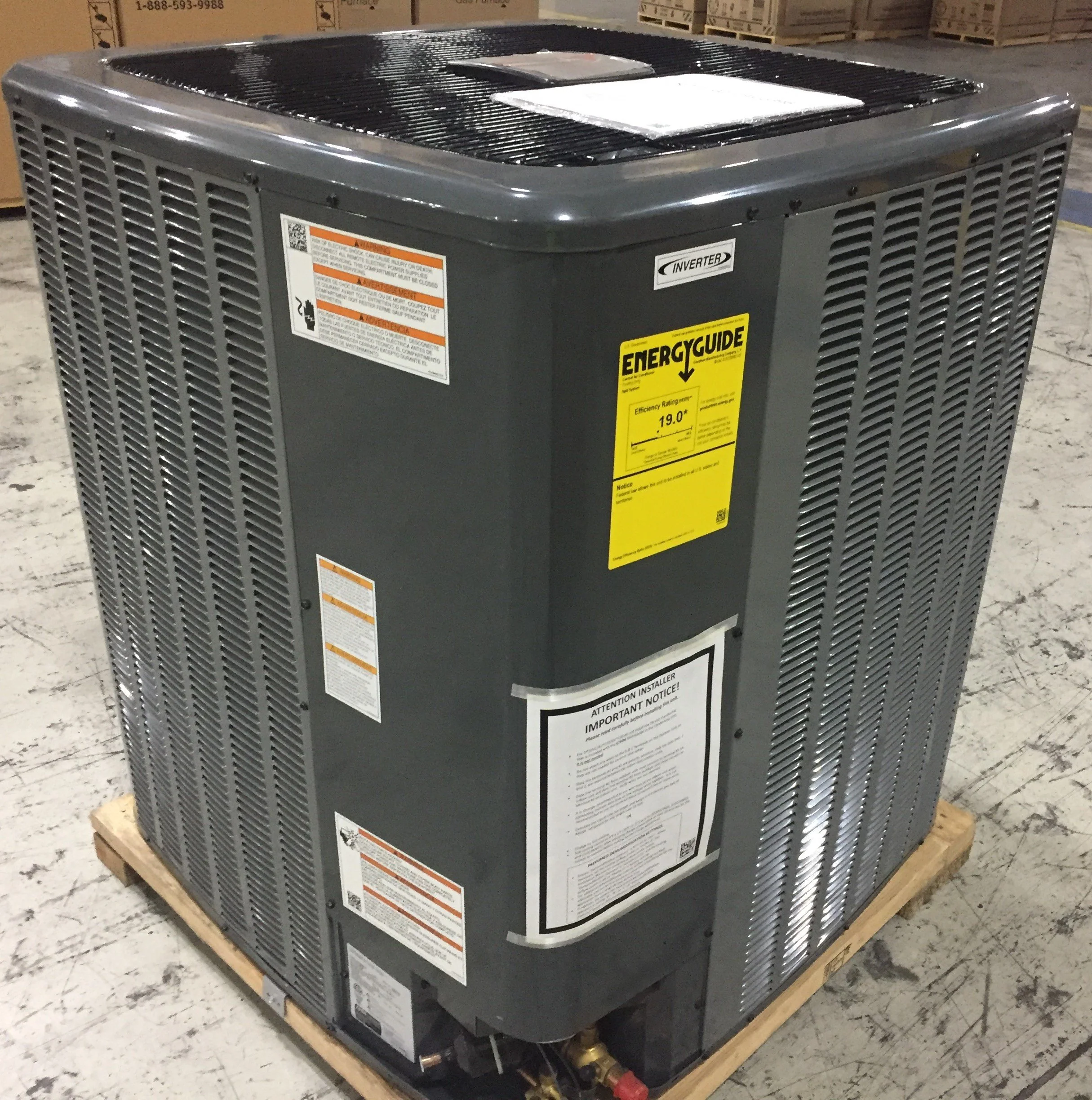 5 Ton Inverter Split-System Communicating Air Conditioner; 208-230/60/1, R410A, 20 SEER - Image 3
