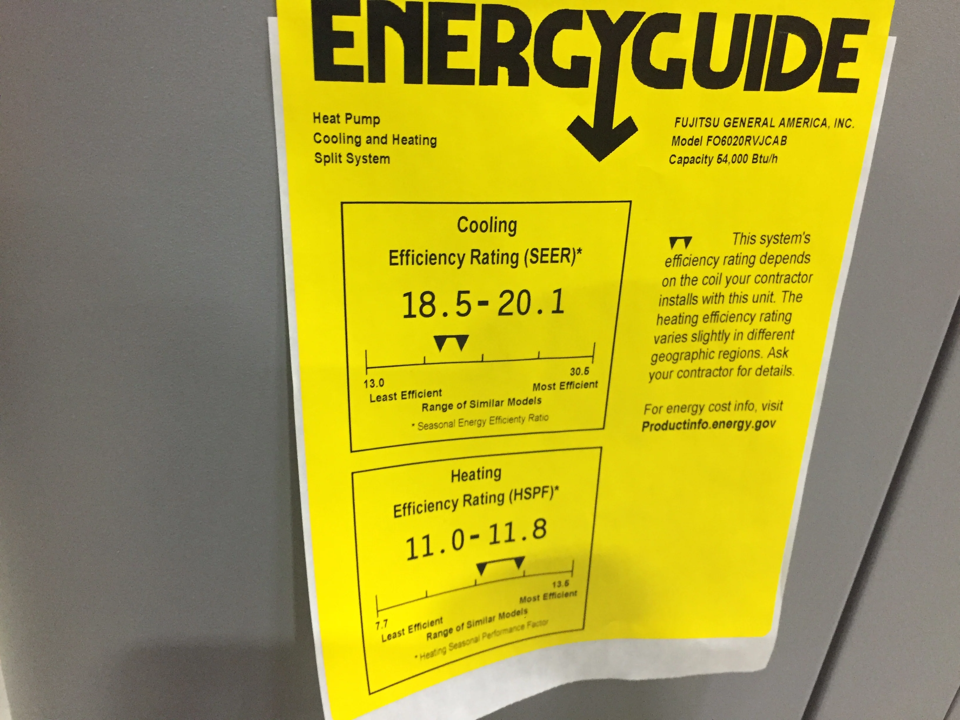 5 TON INVERTER SPLIT-SYSTEM COMMUNICATING HEAT PUMP 208-230/60/1 R410A 20 SEER - Image 6