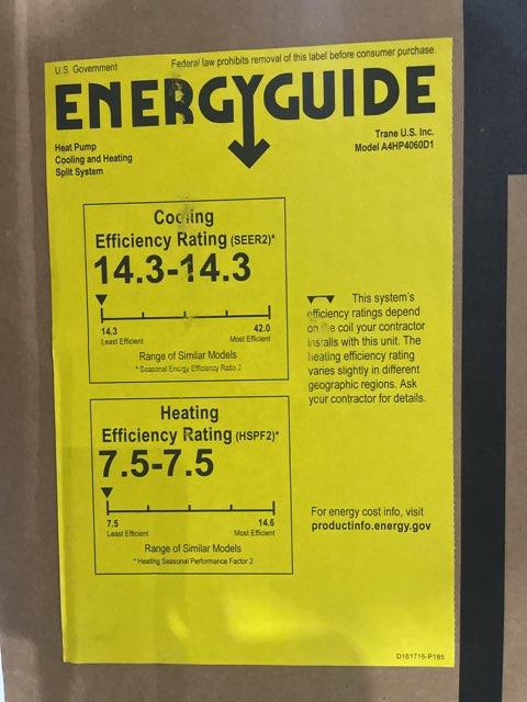 5 Ton Single-Stage Split-System Heat Pump 208-230/60/1 R410A 14.3 SEER2 - Image 4