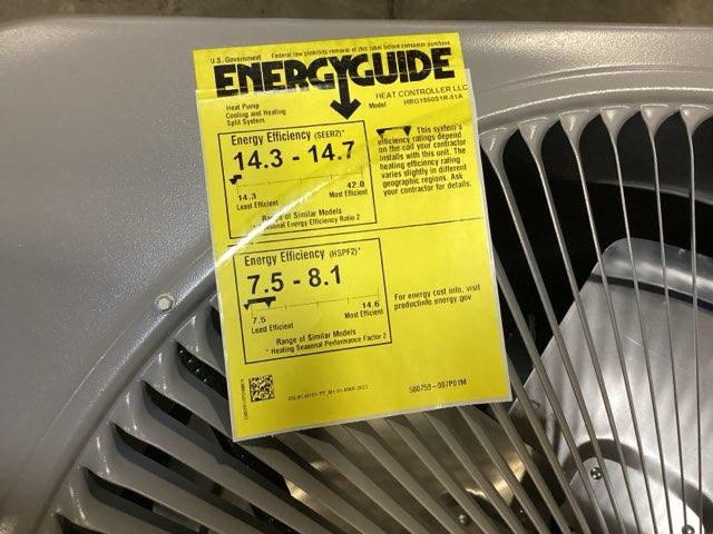 5 Ton Single-Stage Split-System Heat Pump 208-230/60/1 R410A 15 SEER - Image 5