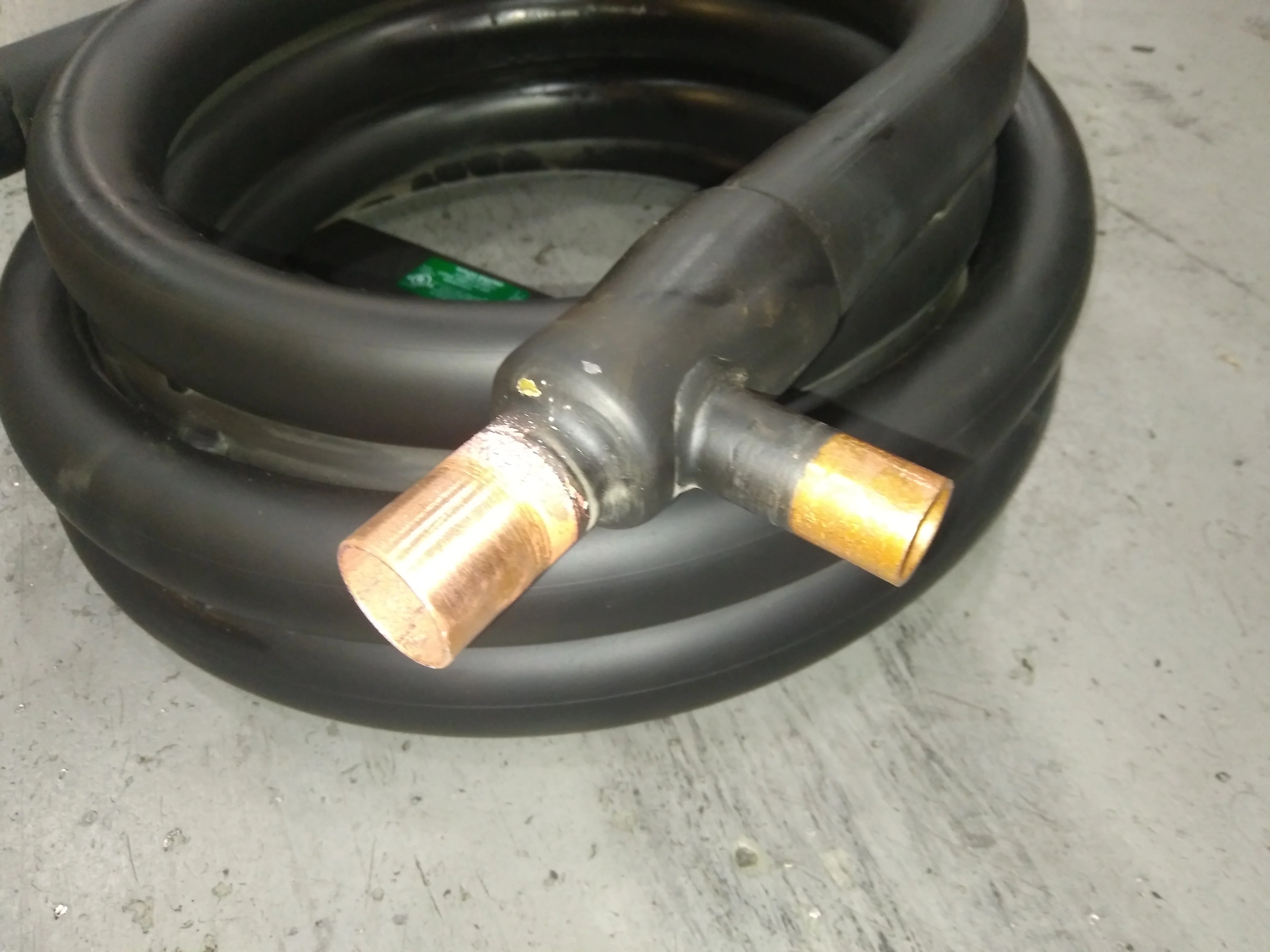 5 TON SPIRAL HIGH EFFICIENCY CONDENSER COAXIAL COIL WITH MOUNTING BRACKET - Image 3