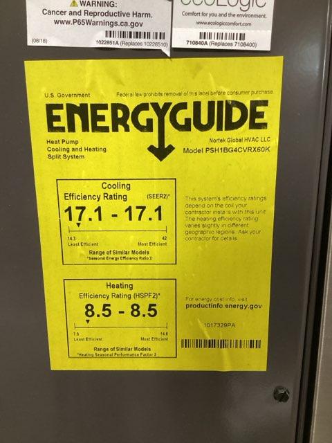 5 Ton Split-System IQ Drive Inverter Heat Pump 208-230/60/1 R-410A 18 SEER - Image 4