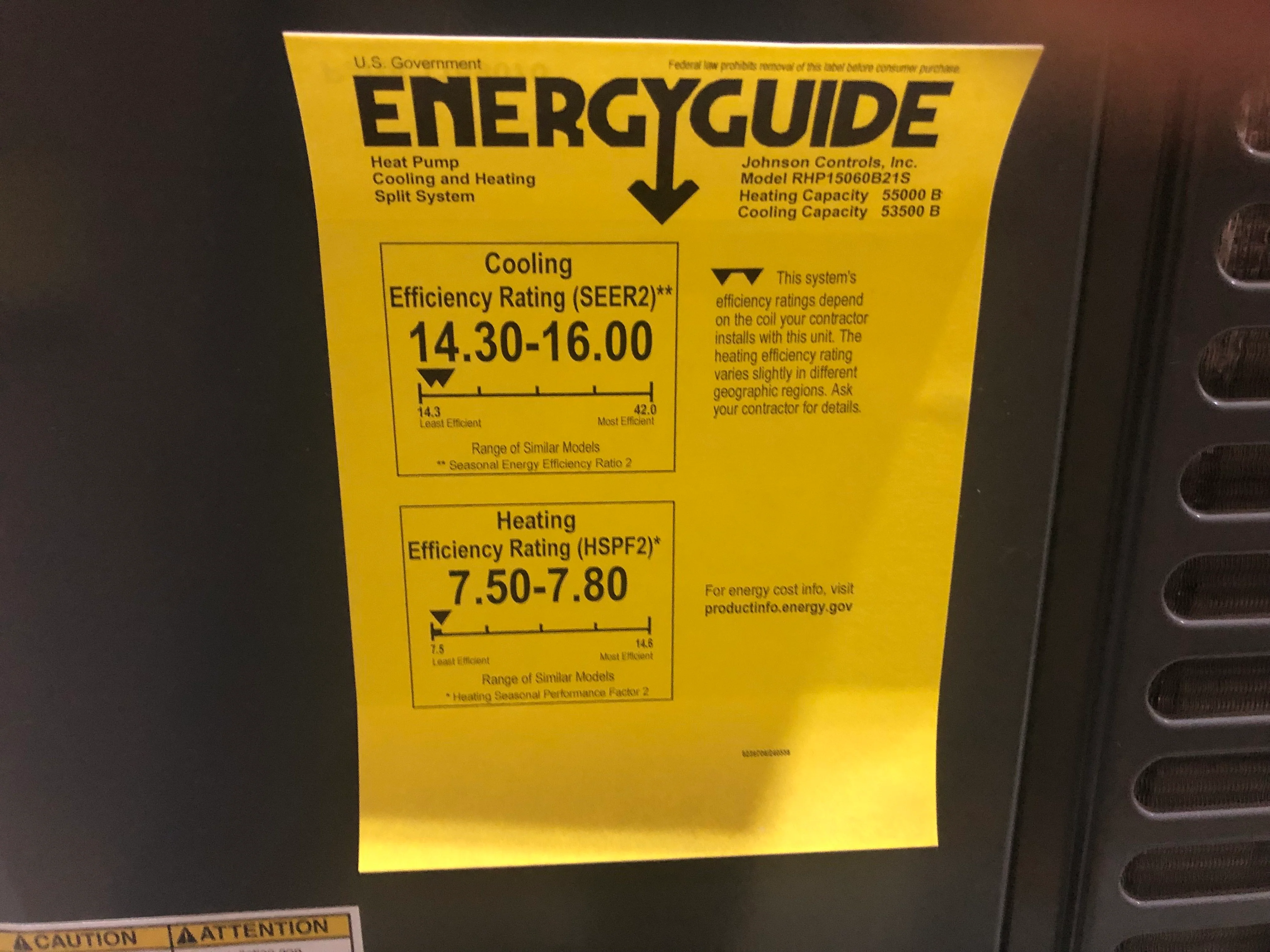 5 Ton 2 Stage Split-System Heat Pump 15.2 SEER2 and 5 Ton Multiposition Air Handler - Image 5