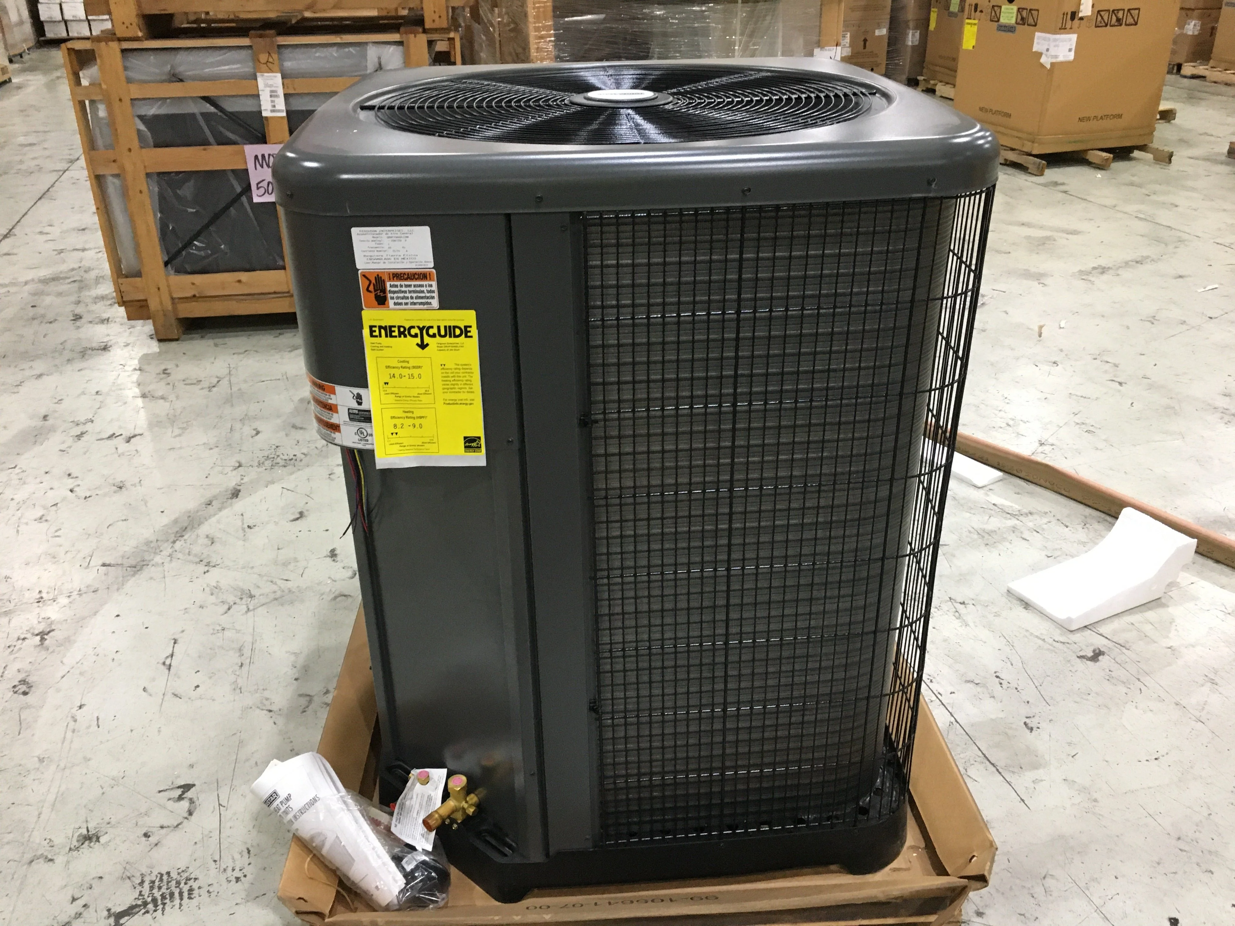 5 Ton Single Stage Split System Heat Pump 208-230/60/1 R-410A 15 Seer - Image 4