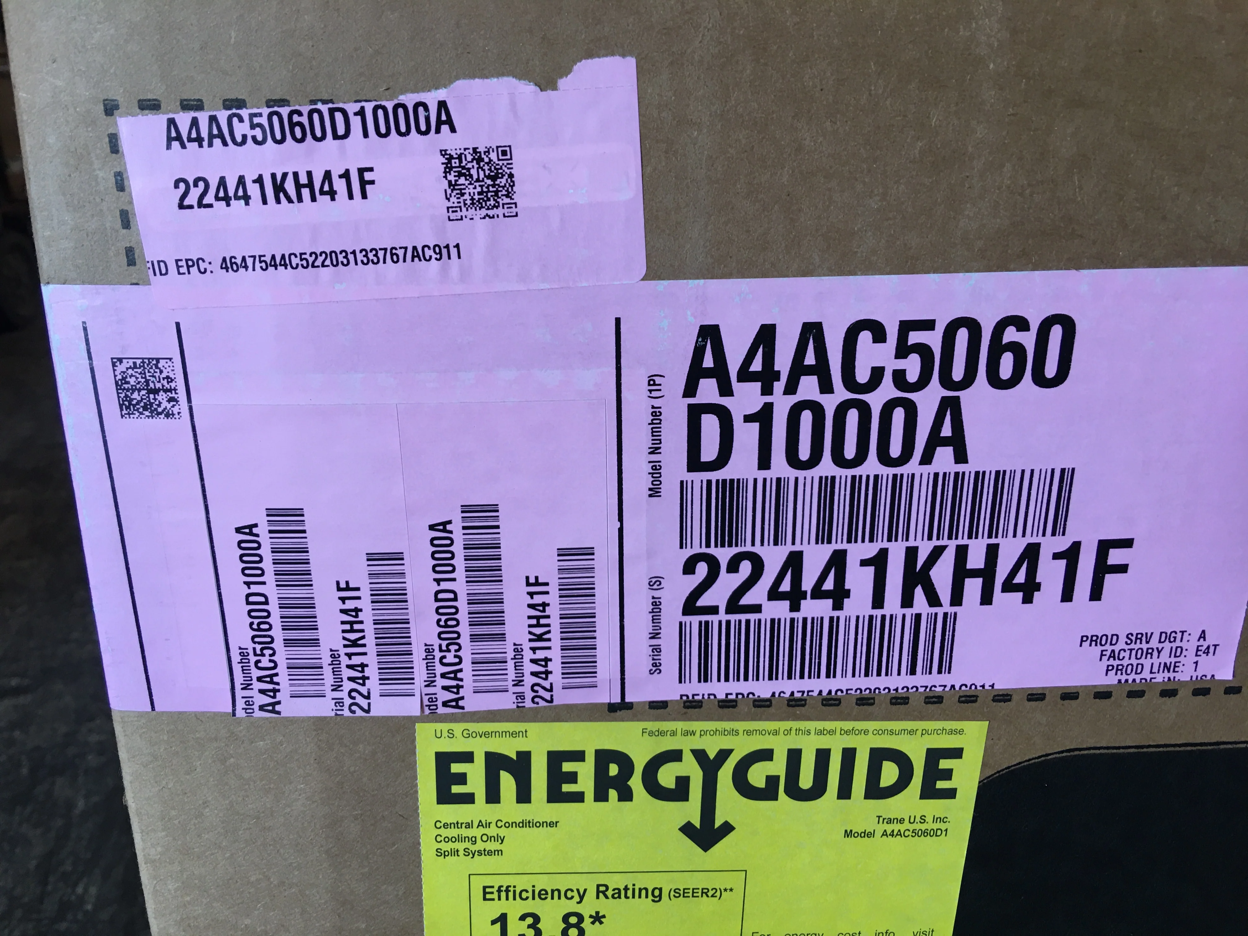 5 TON SPLIT-SYSTEM AIR CONDITIONER 208-230/60/1 R-410A 15 SEER - Image 7