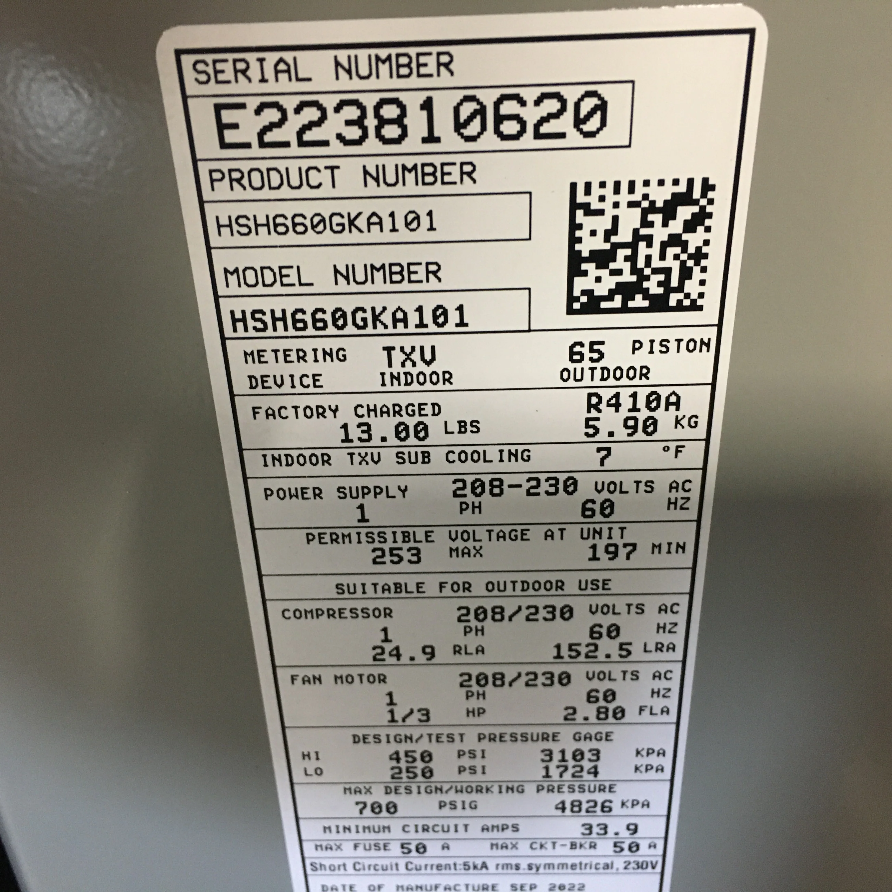 5 TON SPLIT-SYSTEM COMMUNICATING HEAT PUMP 208-230/60/1 R410A 16 SEER - Image 5