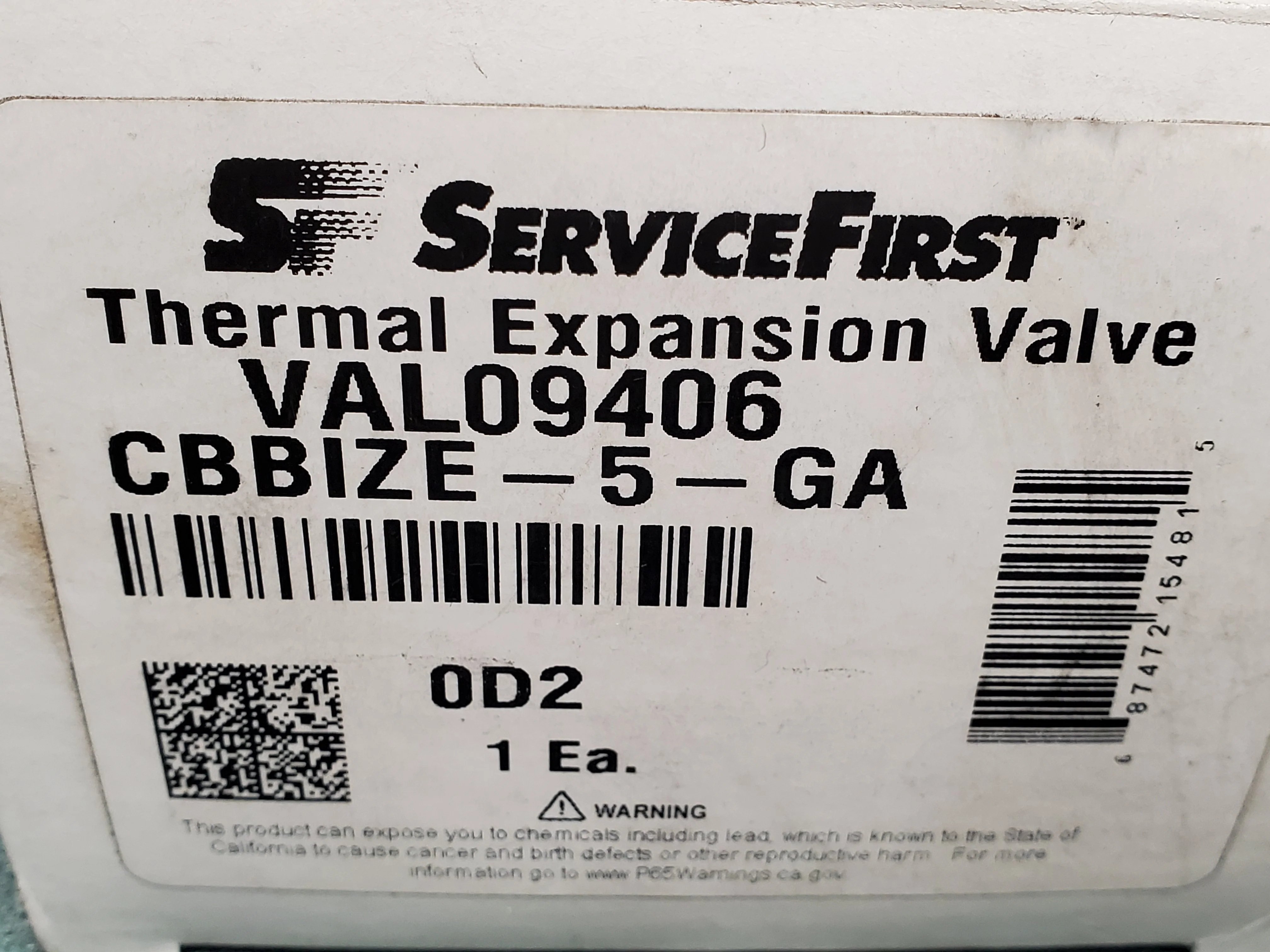 5 Ton Thermal Expansion Valve, R-410A - Image 4