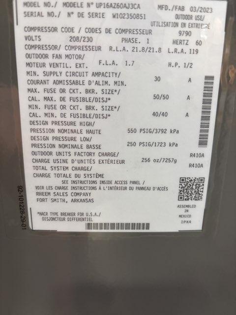 5 Ton Three-Stage Split-System Communicating Heat Pump 208-230/60/1 R410A 16 SEER2 - Image 5