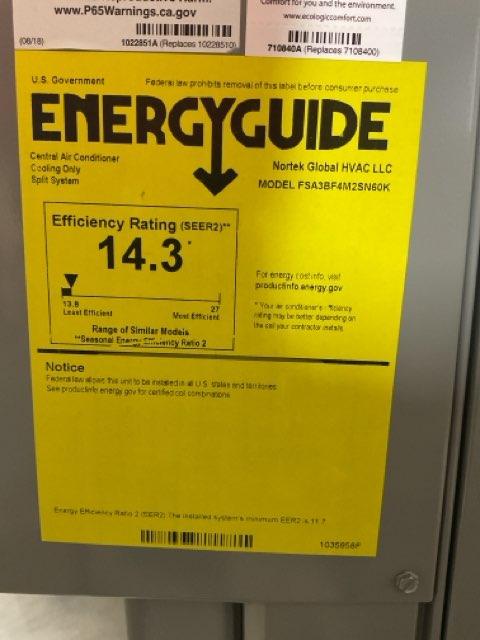 5 Ton Two-Stage Split-System Air Conditioner 208-230/60/1 R410A 14.3 SEER2 - Image 6