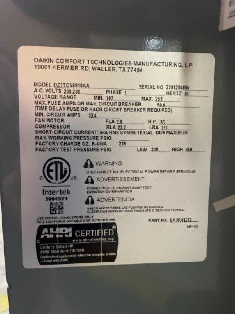 5 Ton Two-Stage Split-System Communicating Compatible Heat Pump 208-230/60/1 R410A 16.2 SEER2 - Image 5