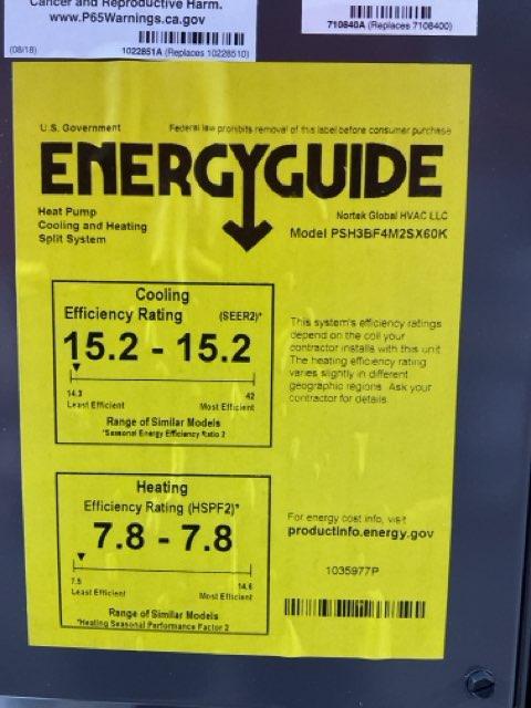 5 Ton Two-Stage Split-System Heat Pump 208-230/60/1 R410A 15.2 SEER2 - Image 2