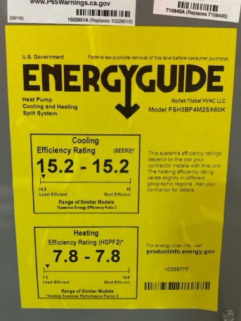 5 Ton Two-Stage Split-System Heat Pump 208-230/60/1 R410A 15.2 SEER2 - Image 3