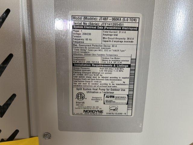 5 Ton Two-Stage Split-System Heat Pump 208-230/60/1 R410A 16 SEER - Image 5