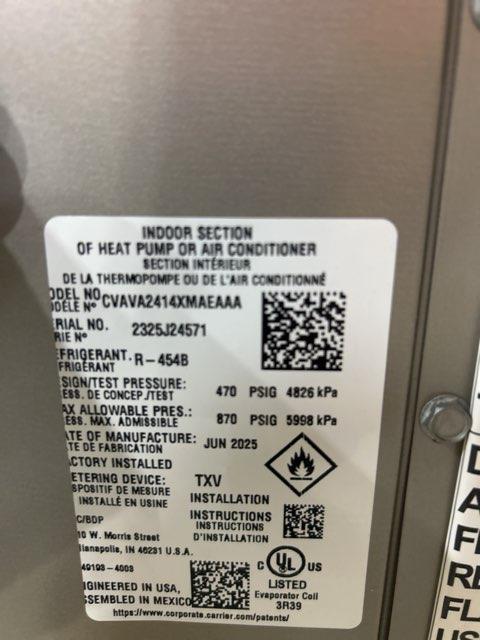 50,000 BTU 1-Stg Up/Horz Gas Furnace 80%, 2 Ton 1-Stg SS AC 14.3 SEER2, 2 Ton Up/Down Cased V Coil - Image 7