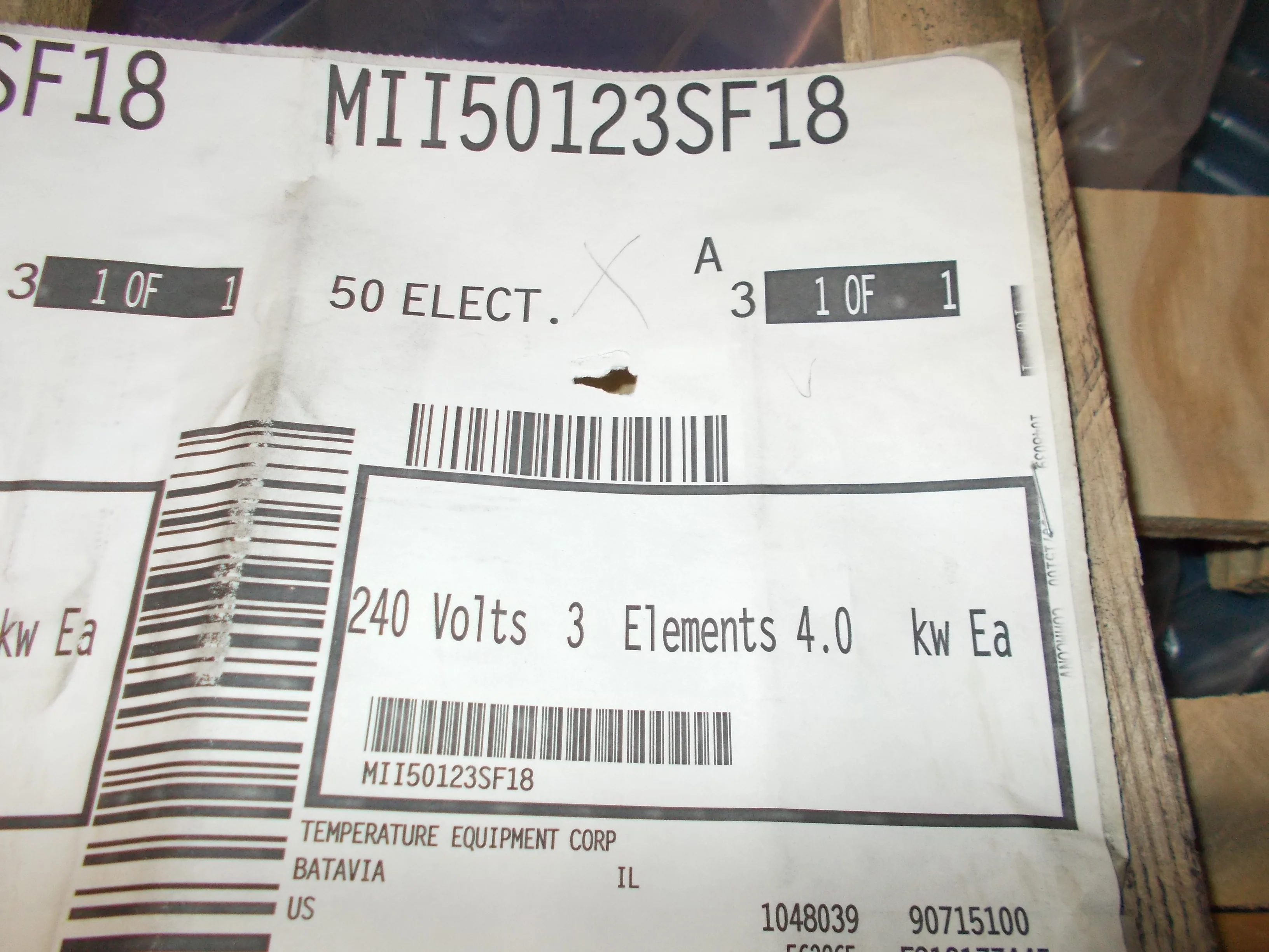 50 Gallon 'Magnum' Series Commercial Electric Water Heater, 240/50-60/3 Amps 29 - Image 5