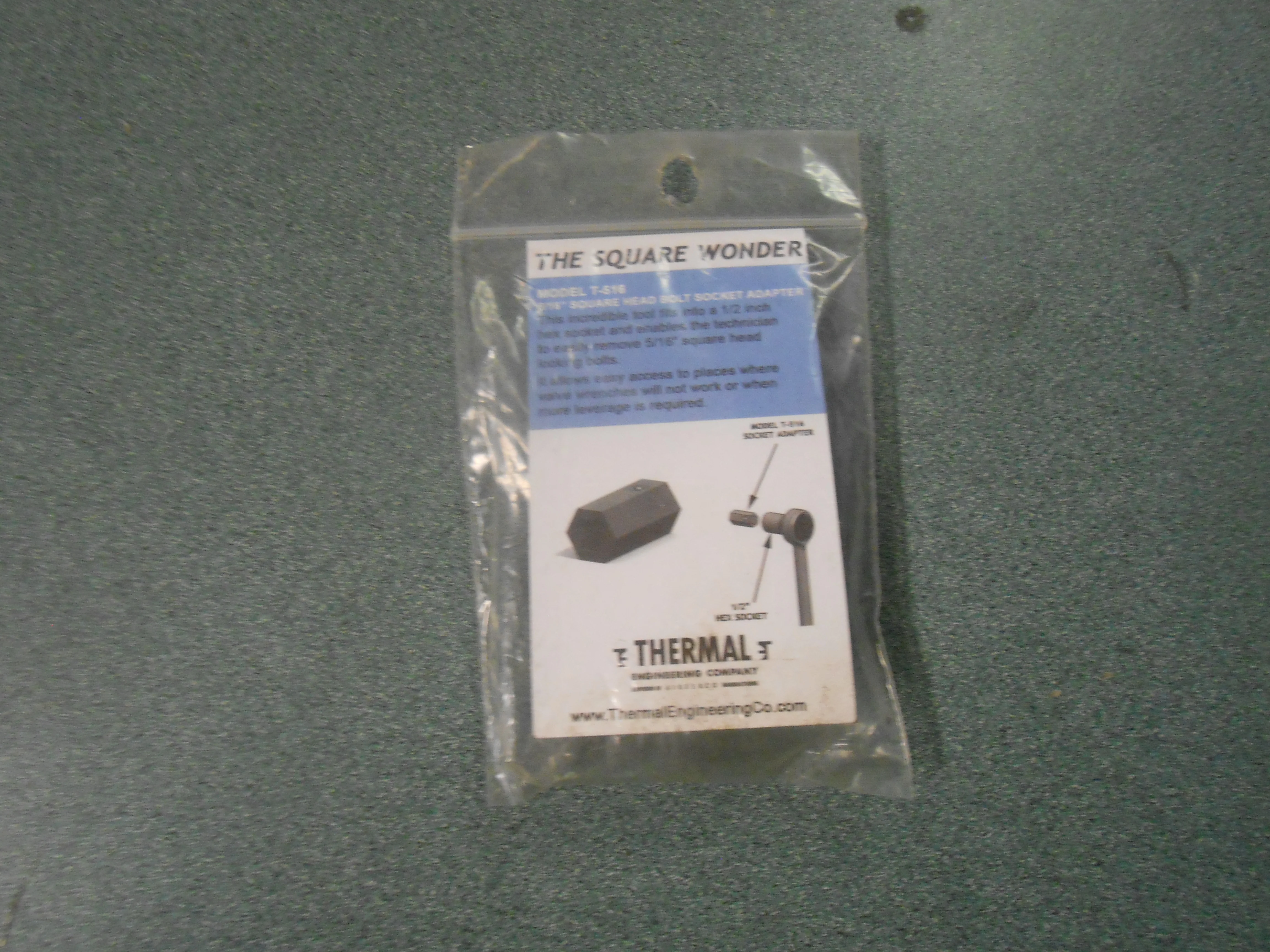 5/16" Square Head Bolt Socket Adapter - Image 5