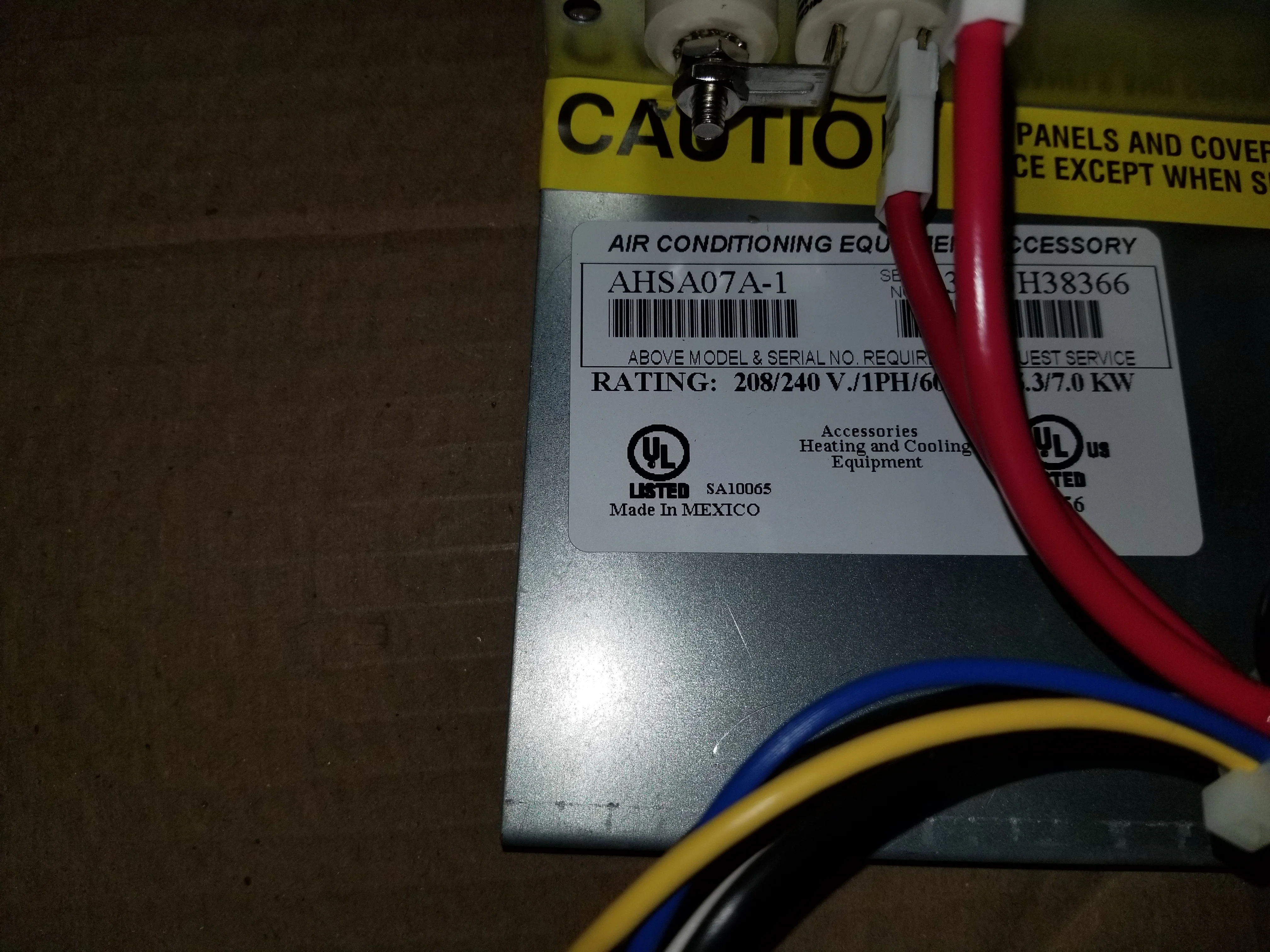 5.3/7 kW Electric Heat Kit 208/240/60/1 - Image 5