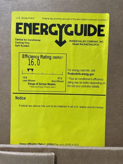 55,000 BTU ULN 1-Stg Up/Horz Gas Furnace 80% with 2 Ton 3-Stg SS Comm Compatible AC R410A 16 SEER2 - Image 4