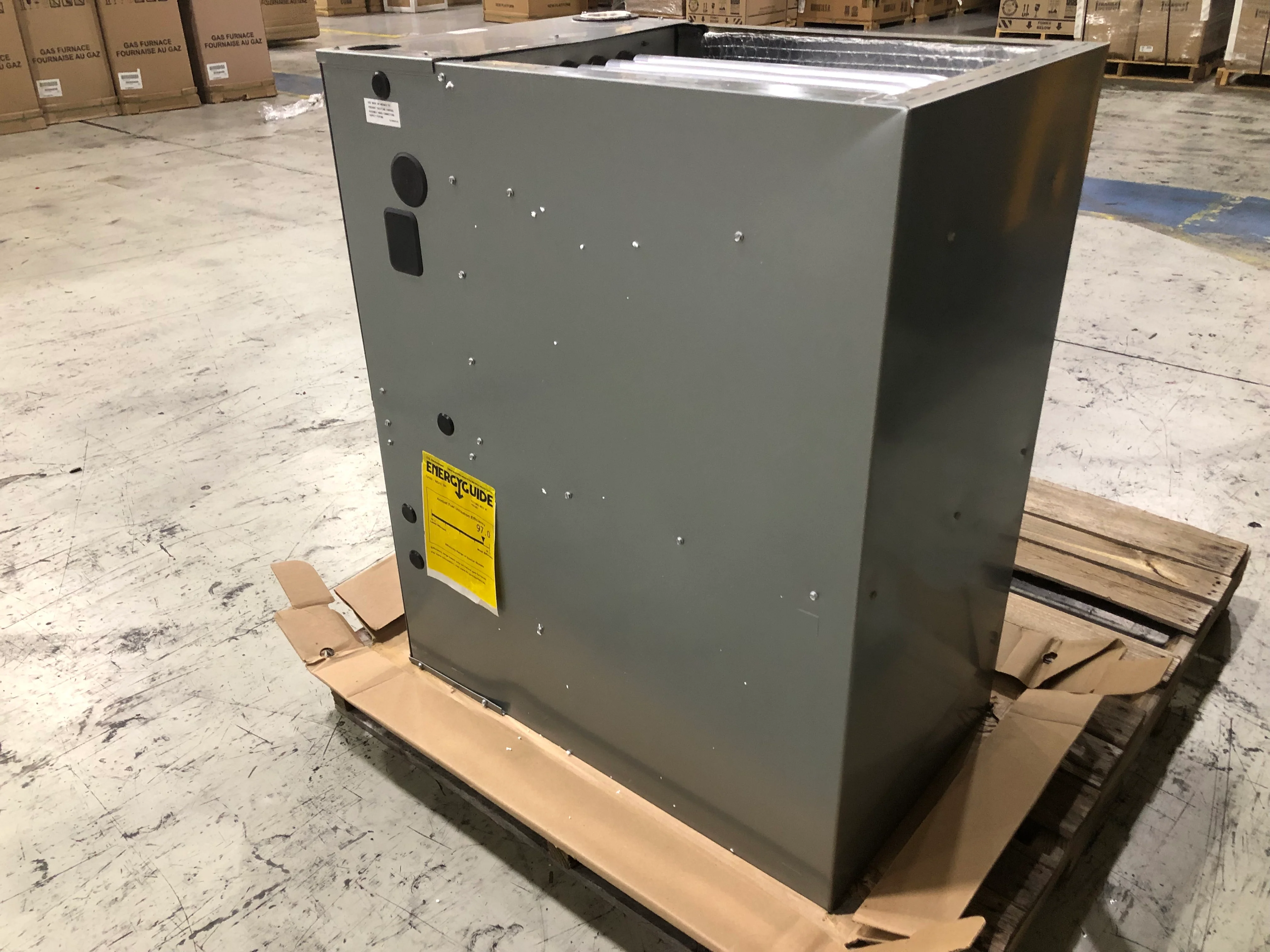 56000 BTU 2 Stage Mod Comm Compatible Down/Horiz ECM Var Spd Gas Furnace 97% 115/60/1 Cfm: 1050 - Image 3