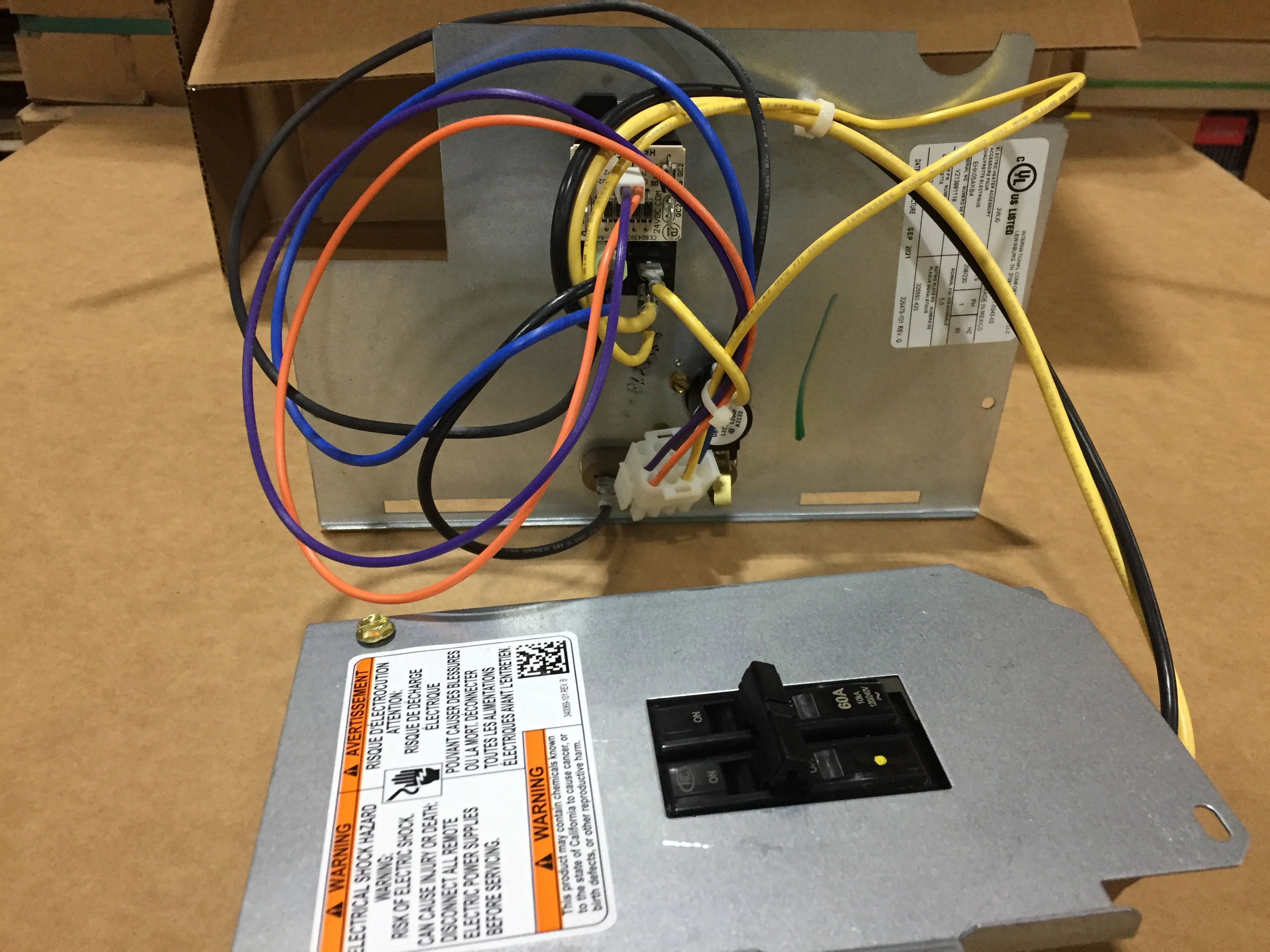 5 KW Electric Heat Strip 208/230/60/1 - Image 2