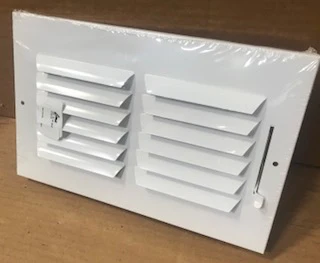 6" X 10" STEEL 1-WAY CURVED BLADE REGISTER - Image 2