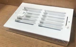 6" X 10" STEEL 1-WAY CURVED BLADE REGISTER - Image 4