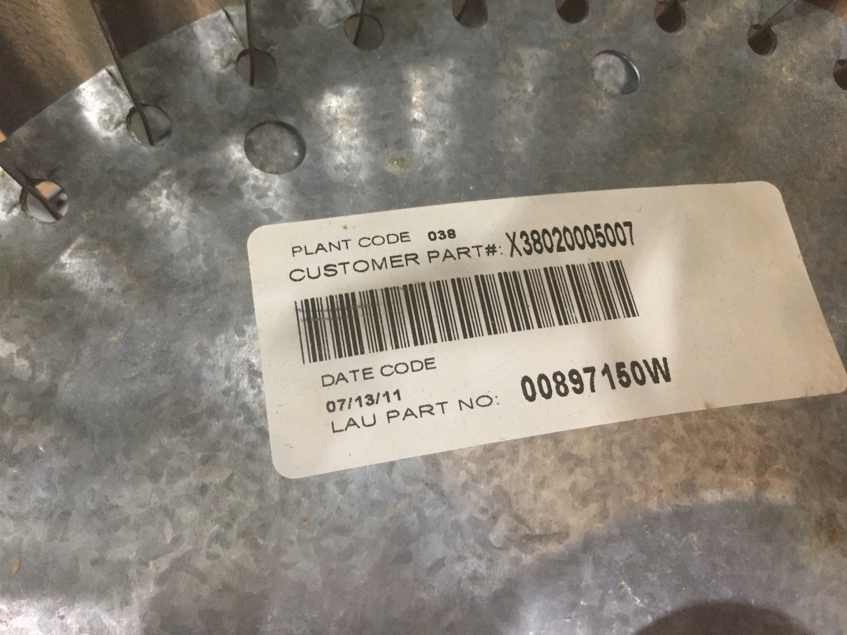 6 1/4" X 12 3/4" Blower Wheel, 1" Bore - Image 3