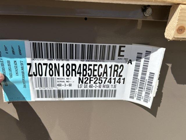 6.5 Ton Two-Stage Convertible Natural Gas/Electric Packaged Unit, 11.8 EER, 460/60/3, R410A - Image 3