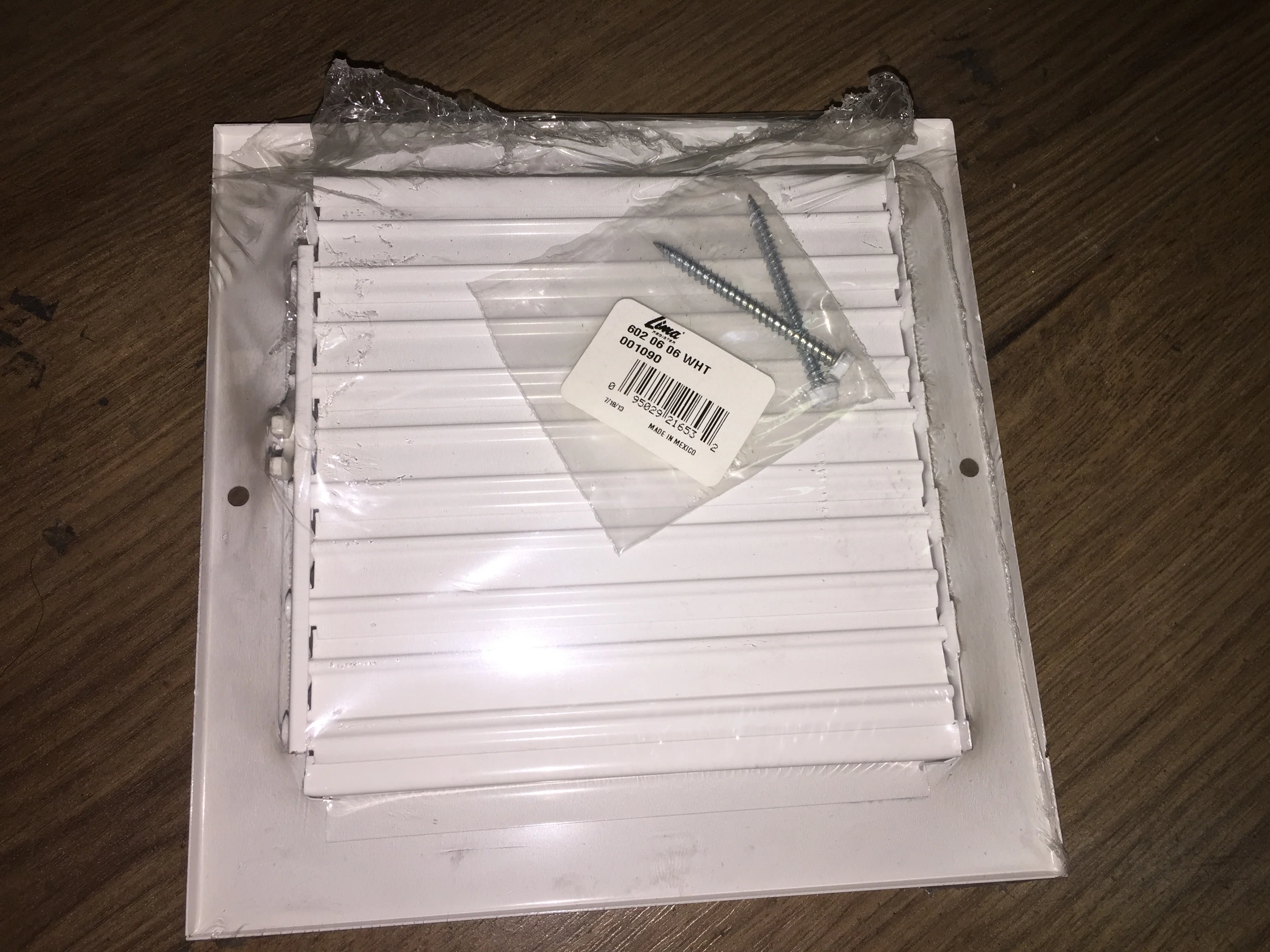 6" X 6" SINGLE DEFLECTION SUPPLY REGISTER WITH MULTI-LOUVER DAMPER - Image 7