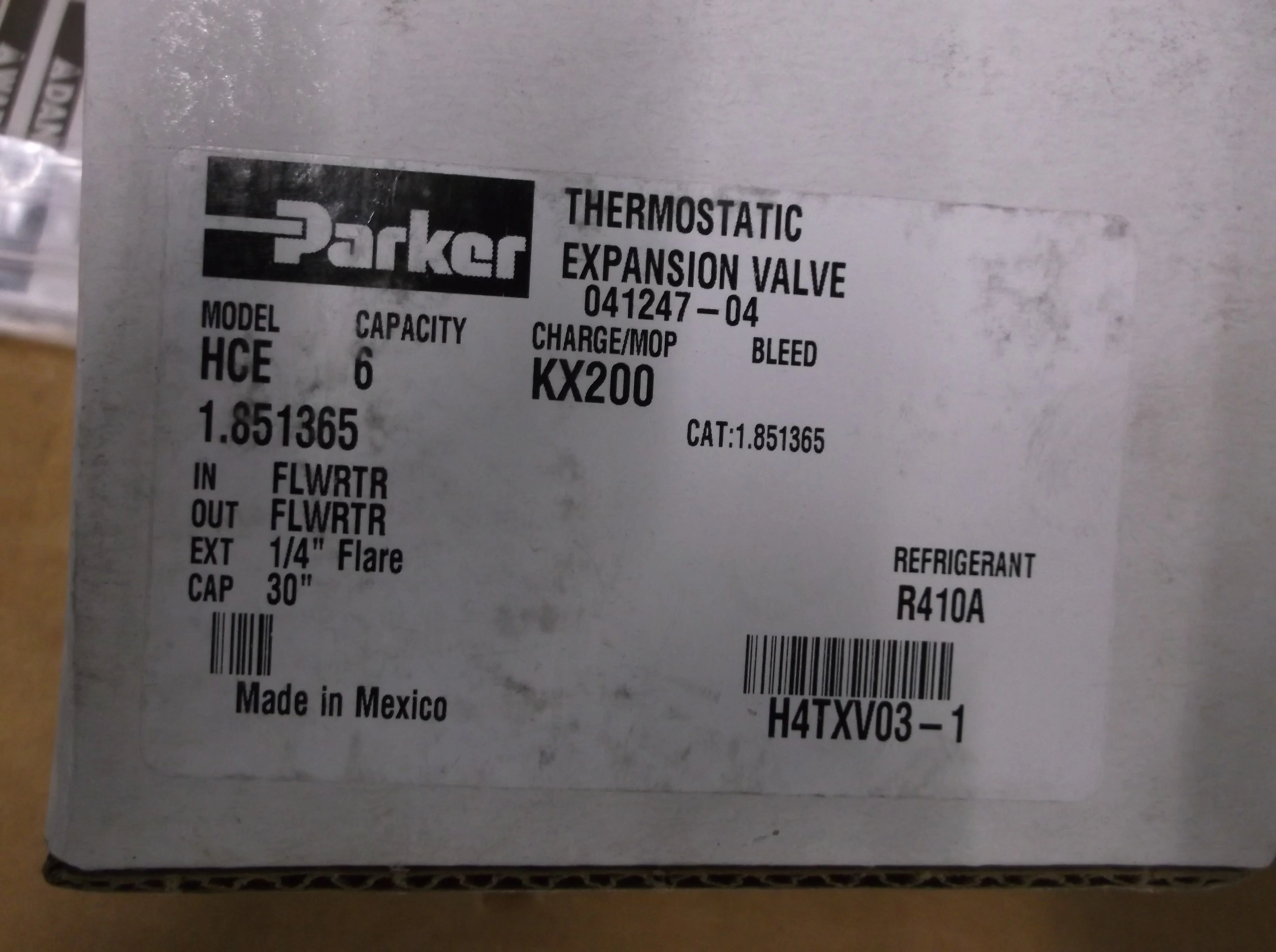 6 Ton R-410A Thermal Expansion Valve w/Internal Check Valve - Image 2