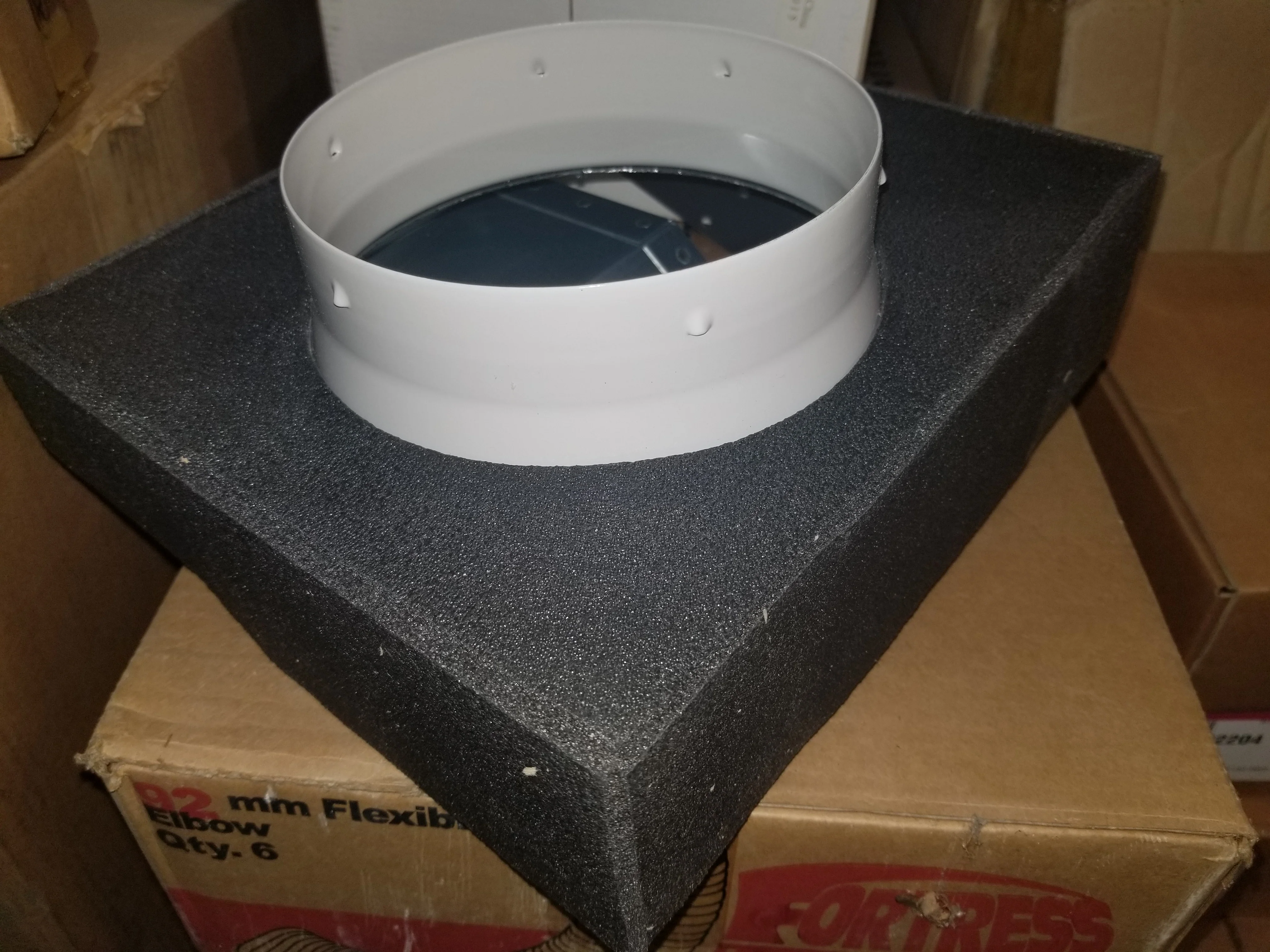 6" Ventilation Air Connection Flange for Single Zone Cassettes - Image 3