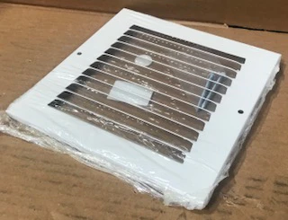 6" X 6" WHITE STEEL RETURN AIR GRILLE - Image 4