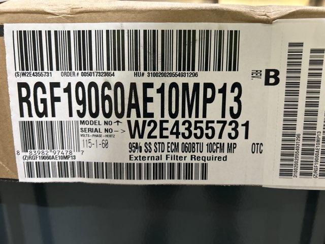 60,000 BTU Multi-Position ECM Natural Gas Furnace, 95.5% 115/60/1 Cfm:1000 - Image 2