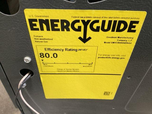 60,000 BTU Two-Stage Up/Horz ECM Variable Speed Communicating Gas Furnace 80% 115/60/1 CFM: 1600 - Image 5