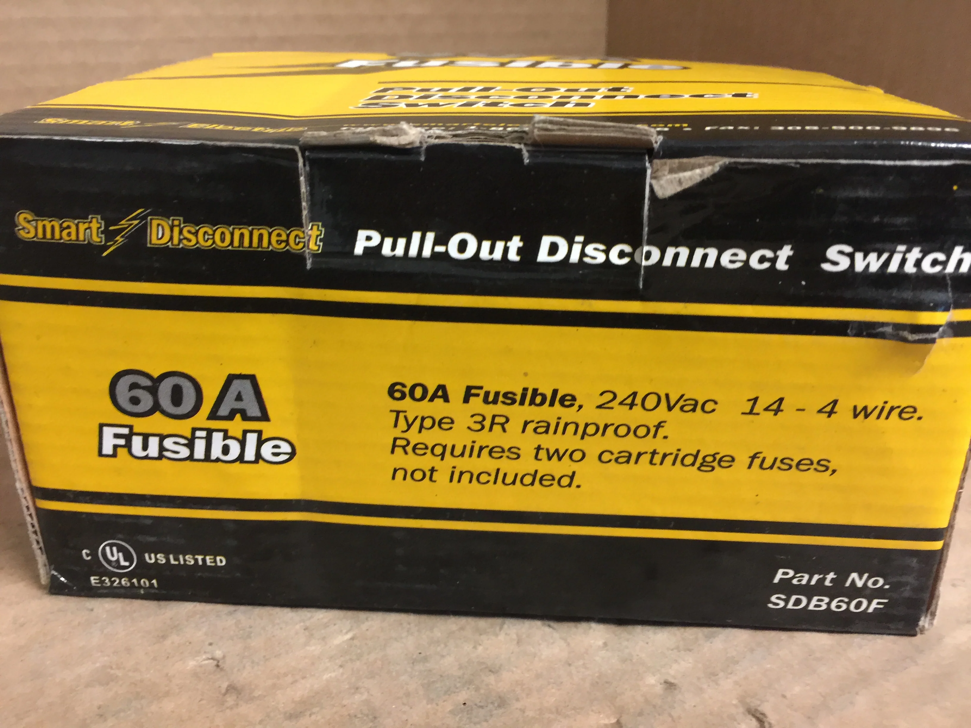 60 Amp Fusible Disconnect - Image 7