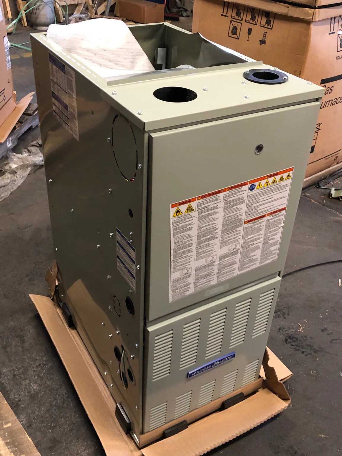 60,000 BTU PSC Four-Speed Downflow/Horizontal Direct/Non-Direct Vent Natural Gas Furnace, 90% - Image 2