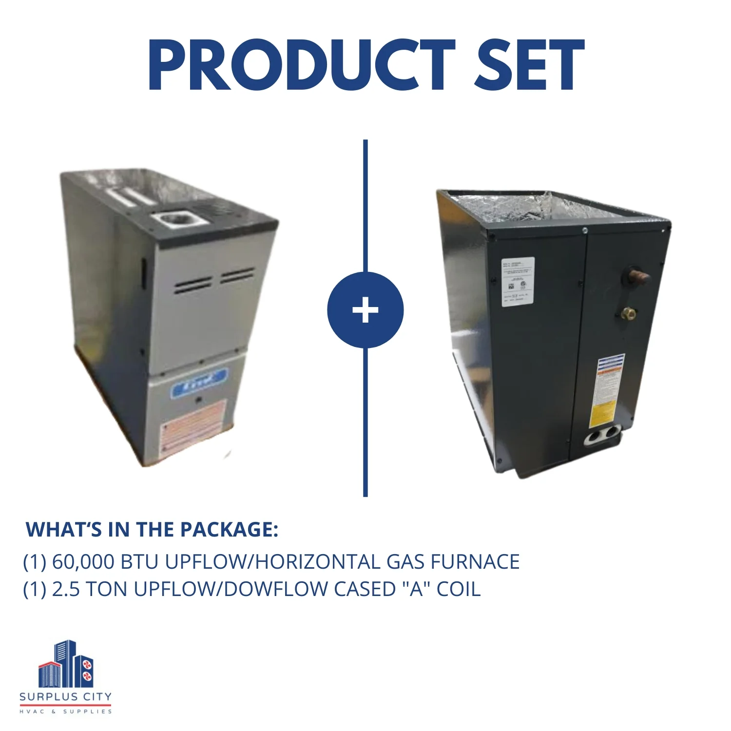 60,000 Btu Up/Horiz Multi Spd ECM Gas Furnace W/ 25 Ton Up/Down Coil 80% 115/60/1 Cfm: 1200 - Image 8