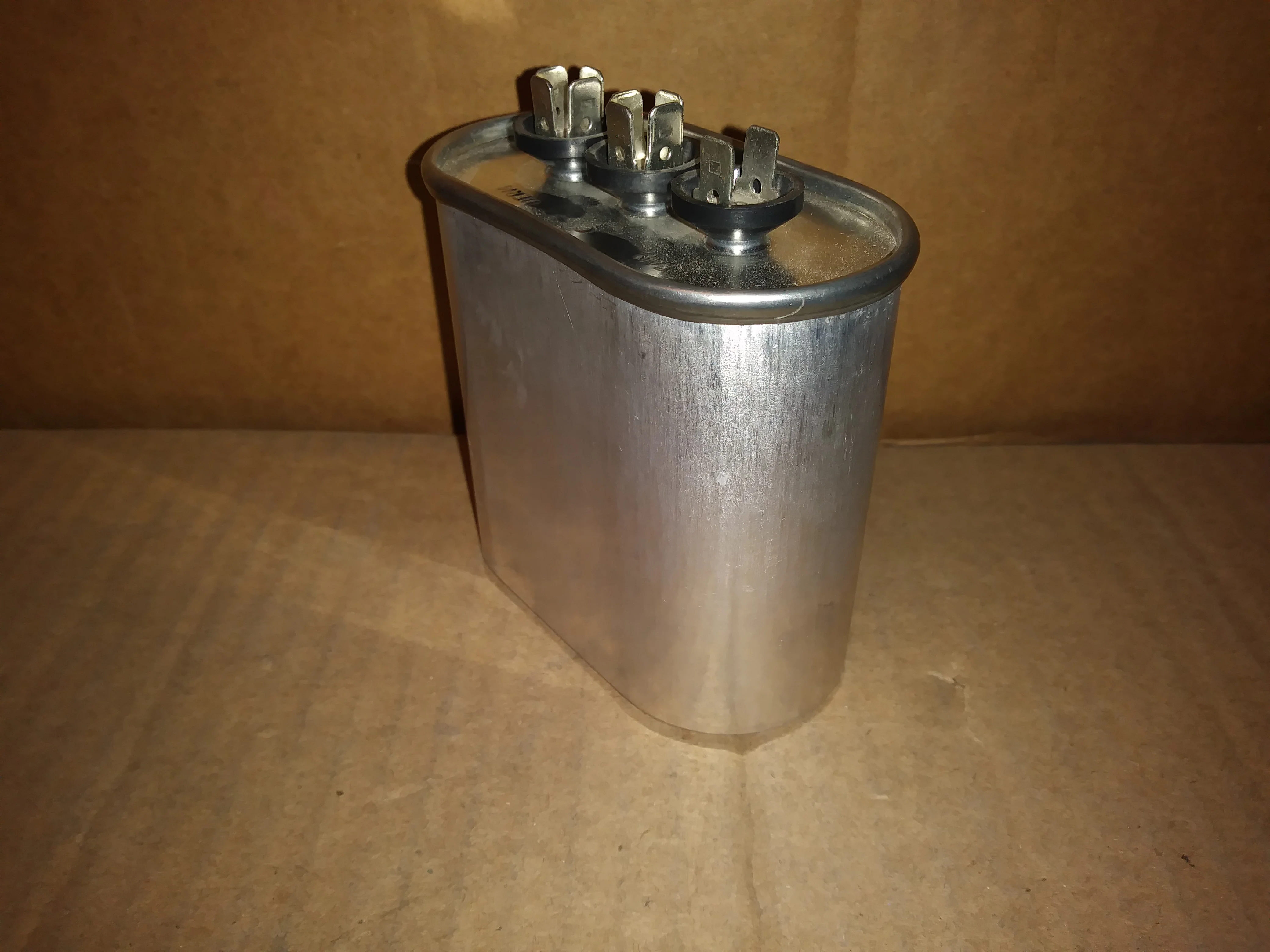 60+5UF x 370VAC Oval Dual Run Capacitor - Image 3