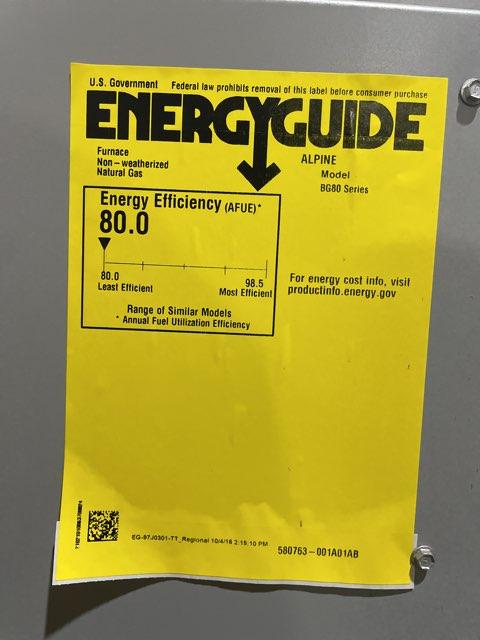 66,000 BTU 1-Stg Up/Horz Gas Furnace 80%, 2 Ton 1-Stg SS AC 14.3 SEER2, 2 Ton Up/Down Cased V Coil - Image 5