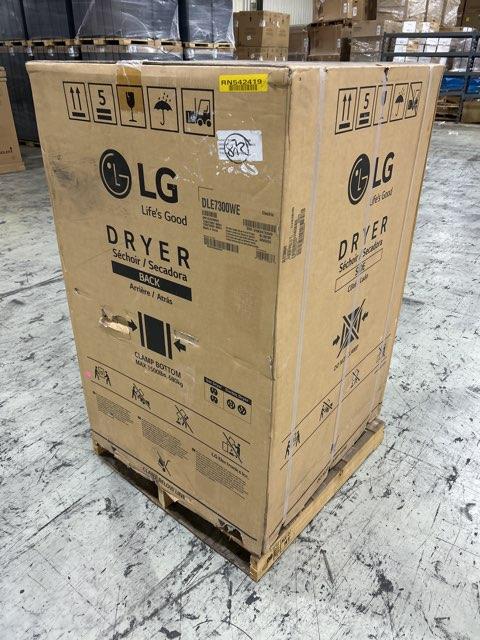 7.3 Cu.Ft. White Electric Dryer 240 Volt - Image 4