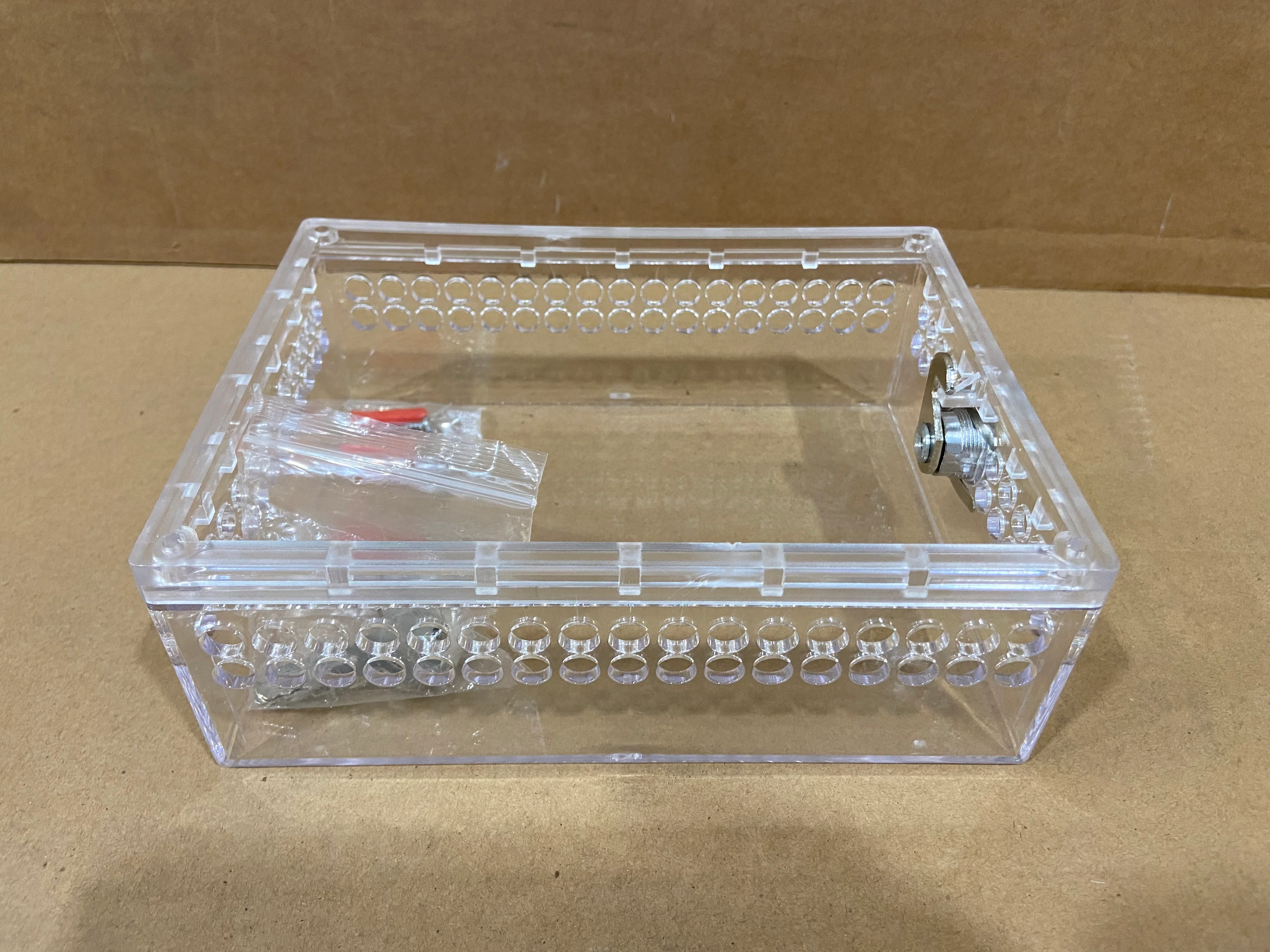 7" X 5-1/2" Locking Thermostat Guard - Image 2